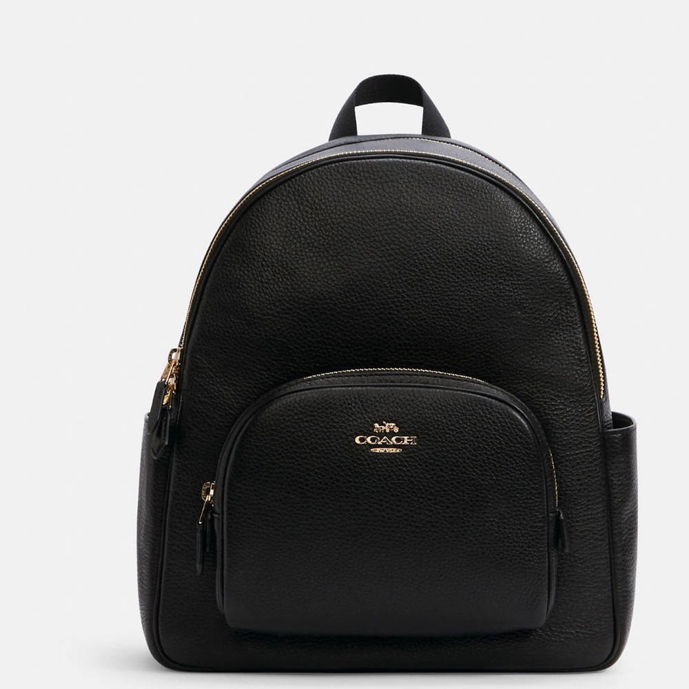 Coach black backpack NWT
